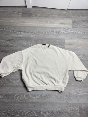 Fear of God Essentials White Crewneck Sweatshirt Men's Size Medium